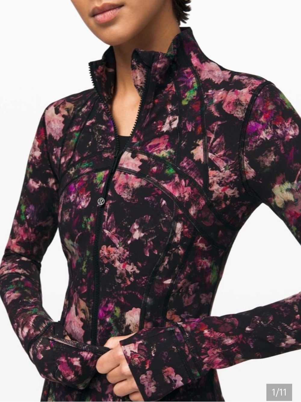 NWOT Rare lululemon Define Jacket Luxtreme Floral Illusion Antique Size 4